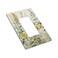 Yamxbfa Decorative Outlet Covers Rustic Beige Wildflower Green Plants Yellow Floral 1 Gang Single Decora GFCI Device Light Switch Covers Plate 1 Rocker Wall Plate Jumbo Face Plate for Home Decor