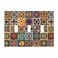 Yamxbfa Moroccan Talavera Tile 3 Gang Light Switch Covers Decorative Triple Toggle Wall Plate Mexican Style Pattern 3 Hole Electrical Device Switchplate Dimmer Faceplate for Country Bathroom Decor