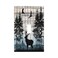 Yamxbfa Rustic Deer Retro Wooden Board Tree Forest Moose 1 Gang Light Switch Covers Single Toggle Wall Plate Decorative Switchcover Electrical Switchplate for Farmhouse Bathroom Bedroom Decor