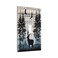 Yamxbfa Rustic Deer Retro Wooden Board Tree Forest Moose 1 Gang Light Switch Covers Single Toggle Wall Plate Decorative Switchcover Electrical Switchplate for Farmhouse Bathroom Bedroom Decor