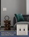 ZILLSEA Decorative Metal Wall Plates Switch Plates Outlet Covers Satin Nickel2 Toggle 2 Pack