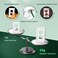 ZJVZJQC Decorative Outlet Covers Wall Plates Light Switch Covers Switch Plates Bamboo Fiber Material Receptacle Switch Plate Outlet Cover of various 13 styles White 1 Gang Decorator 4 Pack
