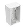 Leviton Surface Mount Backbox Single Gang 189 427771WA White Plastic