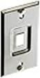 Leviton QuickPort Telephone Wall Jack Stainless Steel Recessed Port 4108W1SP
