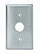 Leviton 1Gang Key Lock Power Switch Wallplate Standard Size Magnetic Stainless Steel 8407140
