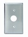 Leviton 1Gang Key Lock Power Switch Wallplate Standard Size Magnetic Stainless Steel 8407140