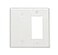 Leviton 2Gang 1Blank 1DecoraGFCI Combination Midway Size Thermoset 80608W White