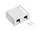 Leviton SurfaceMount QUICKPORT Box Plenum Rated 2Port 410892WP White