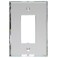Mirart GlassAlike Single RockerGFI Premium 316 Thick Acrylic Mirror GFCIRocker Wall Plate with Back Frame Oversized 3716x 5 Looks Like Glass Mirror Only Better