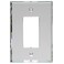 Mirart GlassAlike Single RockerGFI Premium 316 Thick Acrylic Mirror GFCIRocker Wall Plate with Back Frame Oversized 3716x 5 Looks Like Glass Mirror Only Better