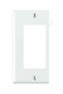 Leviton 1Gang DecoraGFCI Device Wallplate Sectional Thermoplastic Nylon Device Mount End Panel PSE26W White