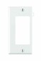 Leviton 1Gang DecoraGFCI Device Wallplate Sectional Thermoplastic Nylon Device Mount End Panel PSE26W White