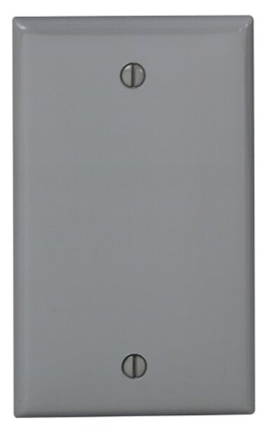 Leviton WP 1G BLANK BOX MNT THERMOPL 80714GY Gray