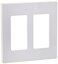 Leviton 2Gang Decora Plus Screwless Wall Plate 80309SW White