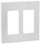 Leviton 2Gang Decora Plus Screwless Wall Plate 80309SW White