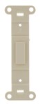 Leviton Toggle Plastic Adapter Plate Blank Toggle No Hole 80700T Light Almond
