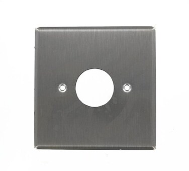 Leviton 2Gang Wallplate Standard Size NonMagnetic Stainless Steel