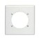 Leviton 2Gang Flush Mount 2465Inch Diameter Device Receptacle Wallplate Device Mount Midway Size 80530W White