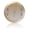 Leviton Concrete Floor Box Brass Plated Cover Plate 2 Decora Flip Lids FBC2FB