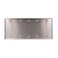 Leviton 5Gang Blank Device Wallplate Standard Size NonMagnetic Stainless Steel 8406540