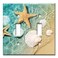 Art Plates 2 Gang Toggle Metal Light Switch Plate Cover Two Gang Toggle Decorative Wall Plate Sea Shells and Star Fish in Ocean Beach Tide Pool Made in USA