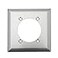 LeTuSic Receptacle Wall Plate Outlet Covers Wall Plate for Hubbell Bryant 313292 SS701 9450A Pack of 1