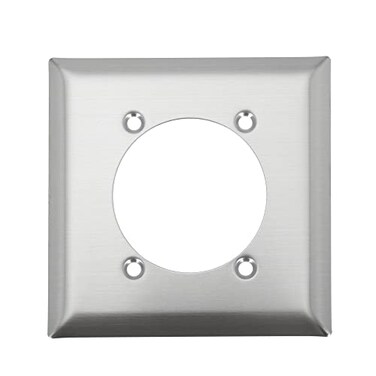 LeTuSic Receptacle Wall Plate Outlet Covers Wall Plate for Hubbell Bryant 313292 SS701 9450A Pack of 1