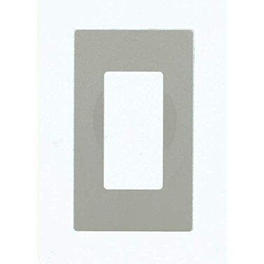 Leviton 1Gang Decora Plus Screwless Wall Plate 80301SGY Gray