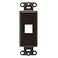 Leviton QuickPort Decora Insert 1Port Brown 41641B