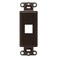 Leviton QuickPort Decora Insert 1Port Brown 41641B