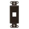 Leviton QuickPort Decora Insert 1Port Brown 41641B