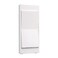 TayMac A20W ALLURE White 1Gang Rocker Switch Plate Insert Covers Existing Devices Instead of Replacing Them