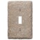 AMERELLE Amerelle 8345TA Faux Slate Wallplate 1 Toggle Resin Almond 1Pack