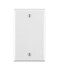 Leviton 80714W 1Gang No Device Blank Wallplate Standard Size Thermoplastic Nylon Box Mount 25Pack White