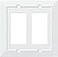 Franklin Brass Classic Architecture 1Pack Decorative Light Switch Cover Pure White 4Gang DecoratorRocker Wall Plate Quad Switch Plate Cover Electrical Outlet Guard W35252PWC
