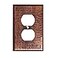 Monarch Abode Duplex Outlet Cover Plate 1Gang Pure Copper Plug Wall Plates Electrical Outlet Cover Plates Electric Outlets Covers Hand Hammered Decorative Outlets Covers Wall Plate Pack of 1