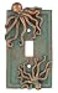 Top Brass Large OctopusKraken Electrical Cover Wall Plate BronzeVerdigris Finish Style 2 Single Switch Double Rocker Outlet Single Switch