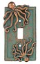 Top Brass Large OctopusKraken Electrical Cover Wall Plate BronzeVerdigris Finish Style 2 Single Switch Double Rocker Outlet Single Switch