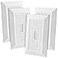Bates Choice Bates Classic Beadboard Single Switch Plate 4 Pack Light Switch Cover