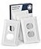 Bates Choice Bates Classic Beadboard Single Duplex Wall Plate 4 Pack White Outlet Covers Outlet Wall Plate Outlet Covers Outlet Plate Electrical Outlet Cover Plates Wall Outlet Cover Duplex Outlet Cov