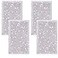 Yookeer 4 Pcs Shiny Rhinestones Wall Plate Light Switch Cover Decorative Bling Light Switch Outlet Covers for Home Decor