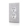 Gaocai Shiny Silver Rhinestones Outlet Covers Wall Plate Cover Toggle 1 Gang Outlet Cover Light Switch Cover Outlet Cover Wall Plate