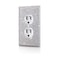Gaocai Shiny Silver Rhinestones Outlet Covers Wall Plate Cover Toggle 1 Gang Outlet Cover Light Switch Cover Outlet Cover Wall Plate