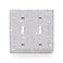 Gaocai 1 Pcs Shiny Silver Rhinestones Outlet Covers Switch Plate Covers Decorative Rhinestones Light Switch Cover 2 Gang Switch Plates And Outlet Cove