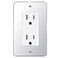 Suluor Silver Mirrored Acrylic Wall Plate Switch Light Cover Durable Decorative Outlet Covers Switch Plates And Outlet Covers