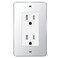 Suluor Silver Mirrored Acrylic Wall Plate Switch Light Cover Durable Decorative Outlet Covers Switch Plates And Outlet Covers