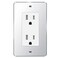 Suluor Silver Mirrored Acrylic Wall Plate Switch Light Cover Durable Decorative Outlet Covers Switch Plates And Outlet Covers