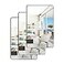 Alckerou 3 Pcs Mirror Acrylic Wall Plate Durable Light Switch Plates Acrylic Mirrored Plates Wall Plates For Electrical Outlets Decorative Outlet Covers