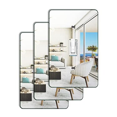 Alckerou 3 Pcs Mirror Acrylic Wall Plate Durable Light Switch Plates Acrylic Mirrored Plates Wall Plates For Electrical Outlets Decorative Outlet Covers