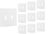 Power Gear Double Toggle Screwless Wall Plate Cover 475 H x 475 L Outlet Covers Wall Plate Light Switch Cover Plate Switch Plates and Outlet Covers Outlet Cover Plate UL Listed 10 PK 70654